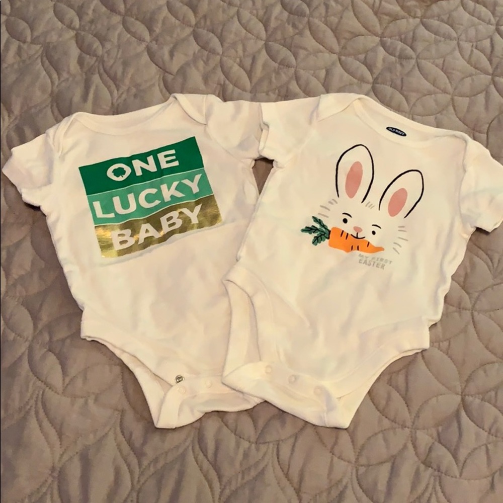 Old Navy Infant Holiday Onsies